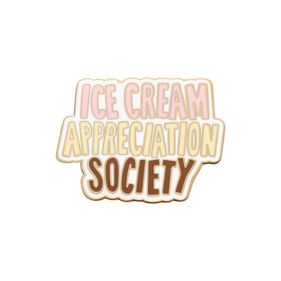 Ice Cream Appreciation Society - Neapolitan - Enamel Pin