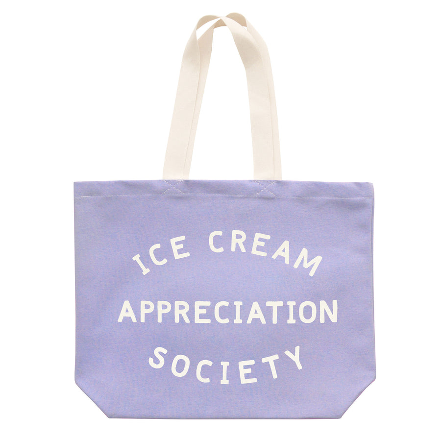 Ice Cream Appreciation Society - Lavender Canvas Tote Bag