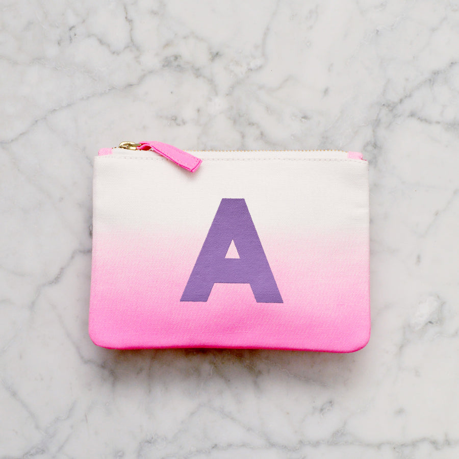 Initial Ombre Pouch