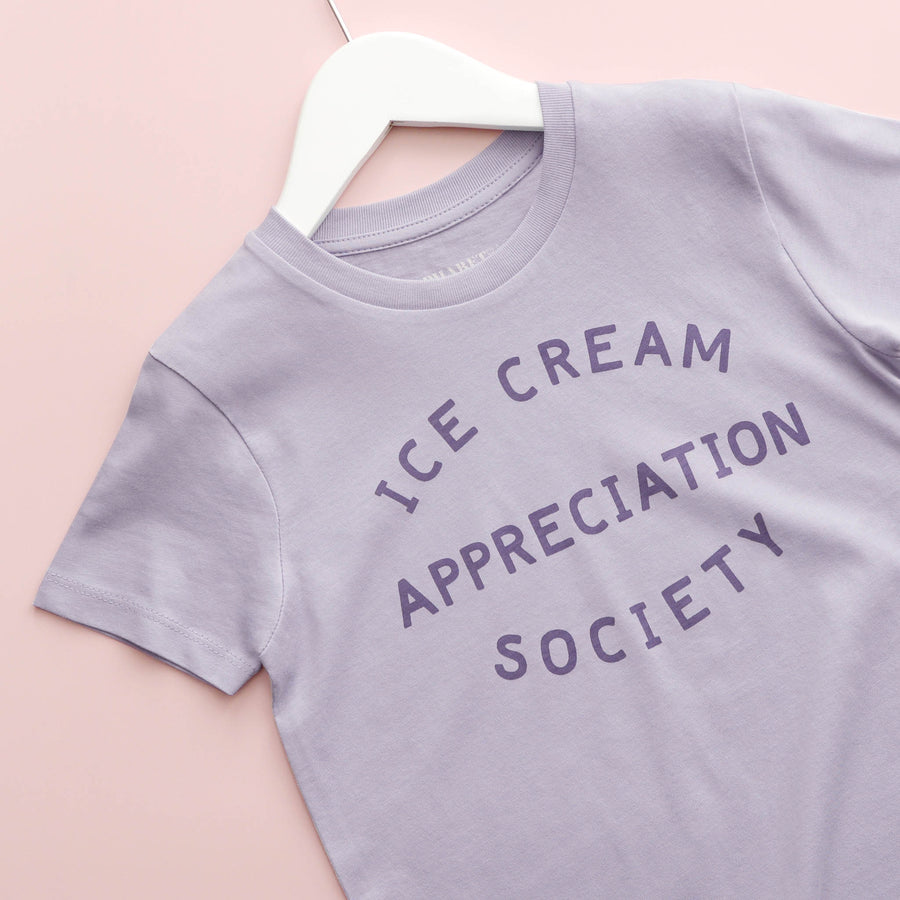 Ice Cream Appreciation Society - Kid's T-shirt - Lilac