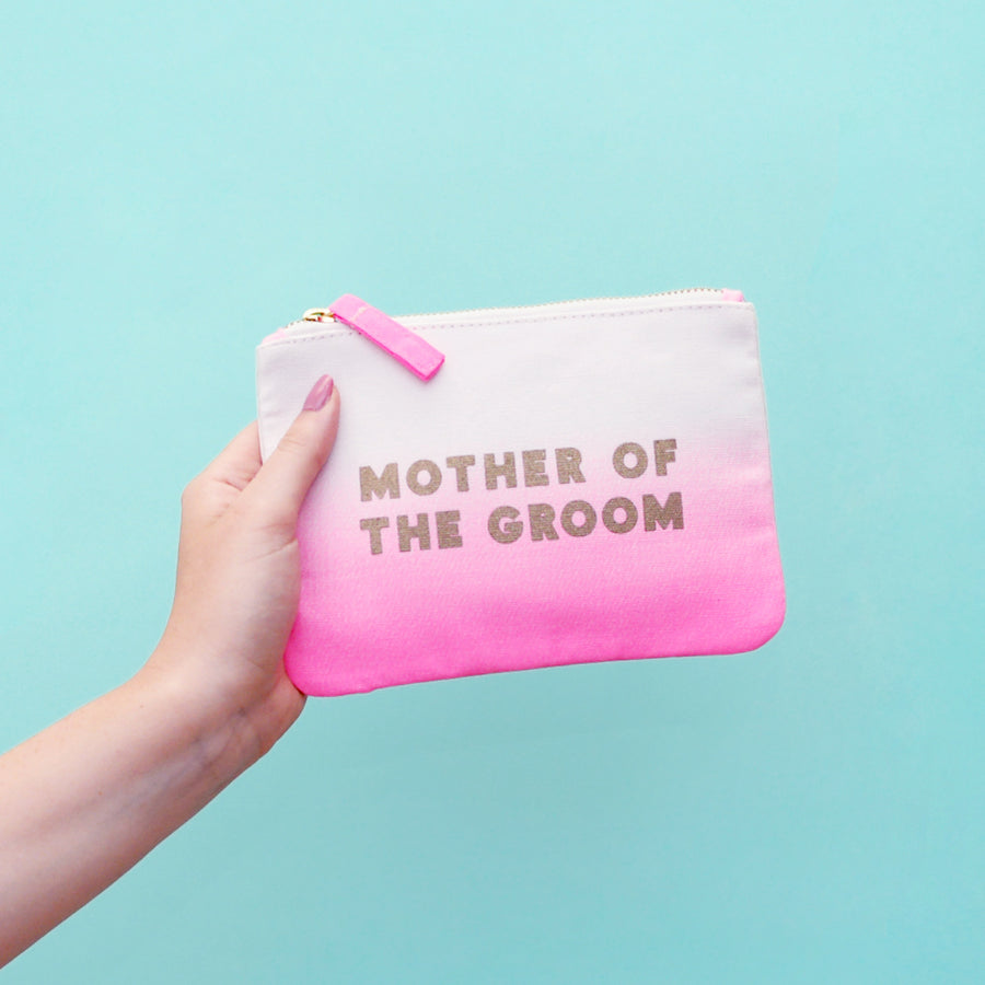 Mother of the Groom Ombre - Wedding Pouch