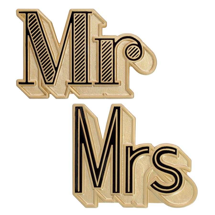 Mr/Mrs - Enamel Pin Set