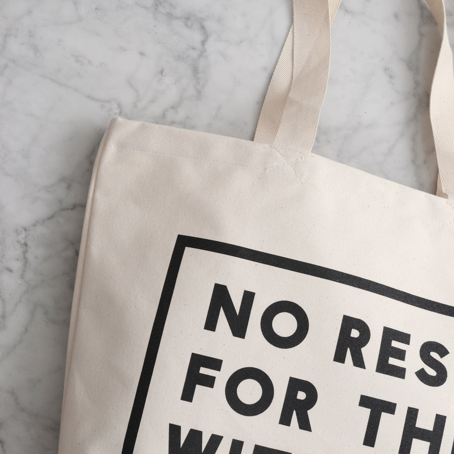 No Rest for the With Kid - Big Canvas Tote Bag