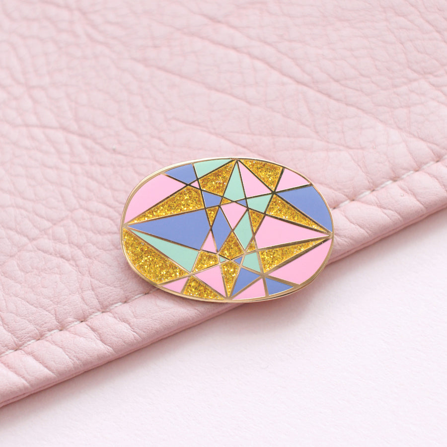 Opal  - Gemstone Pin