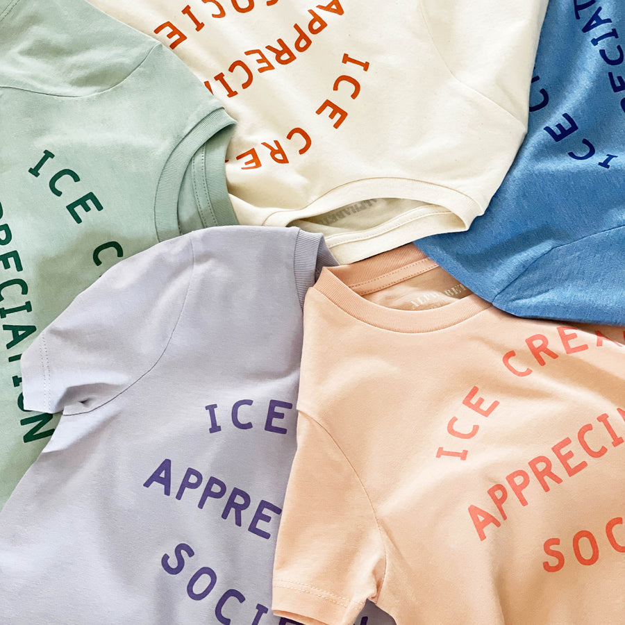 Ice Cream Appreciation Society - Kid's T-shirt - Peachy