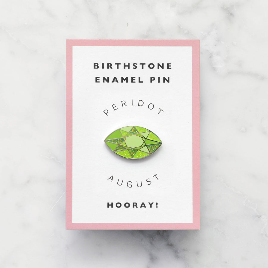 SECONDS - Peridot / August - Birthstone Pin