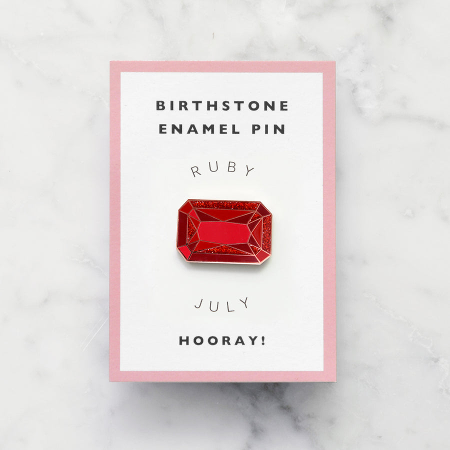 Birthstone Enamel Pin