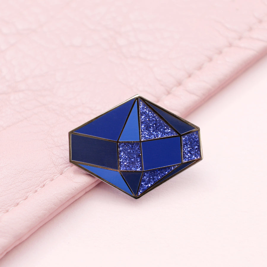 Sapphire - Gemstone Pin