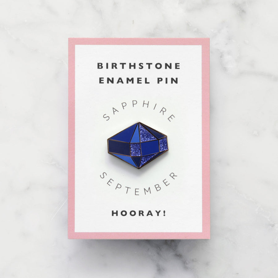 SECONDS - Sapphire / September - Birthstone Pin