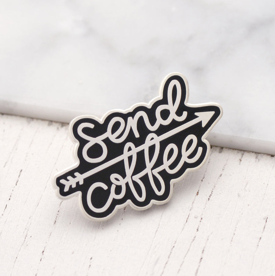 Send Coffee - Enamel Pin