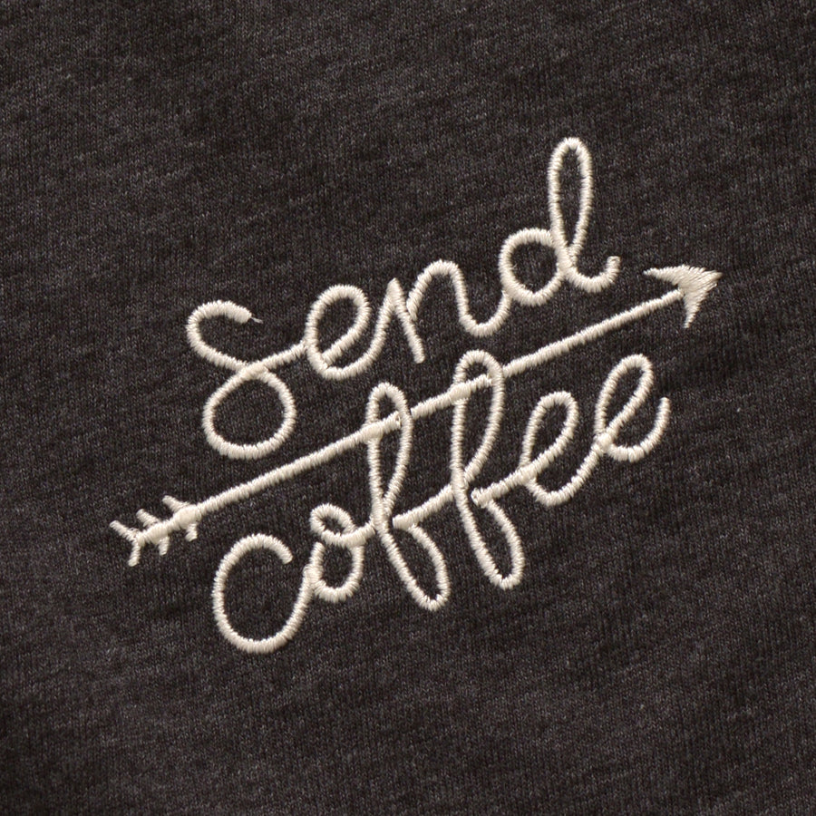 Send Coffee - Embroidered T-Shirt