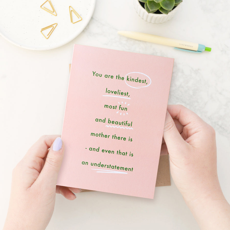 The Kindest Mother - Greeting Card