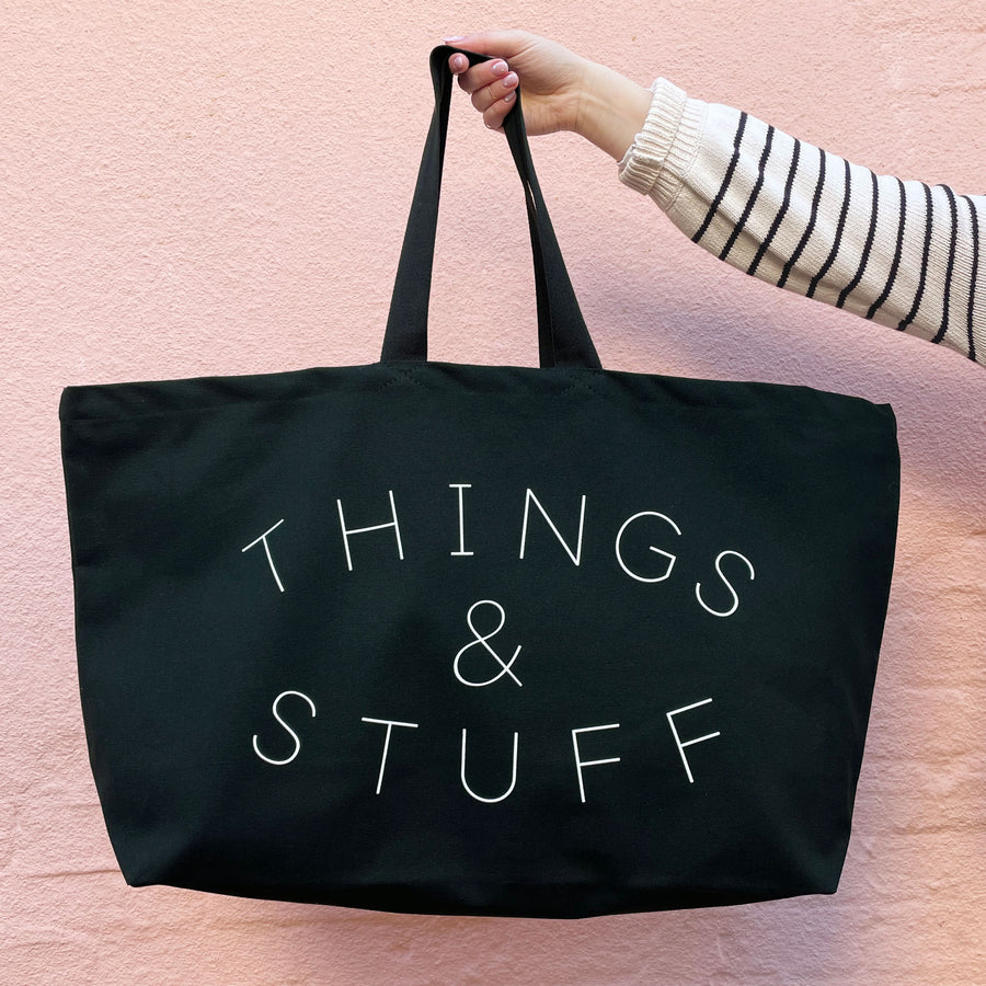 Things & Stuff - Black REALLY Big Bag