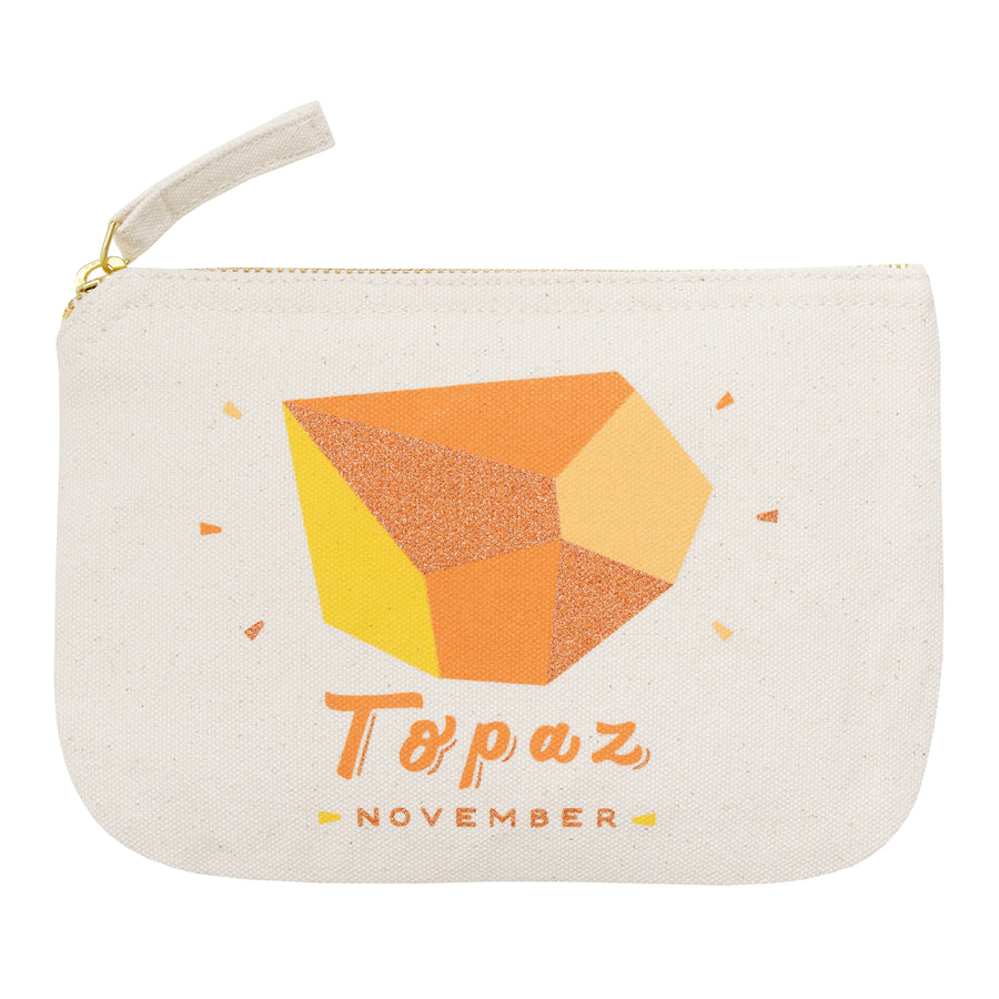 Topaz / November - Birthstone Pouch