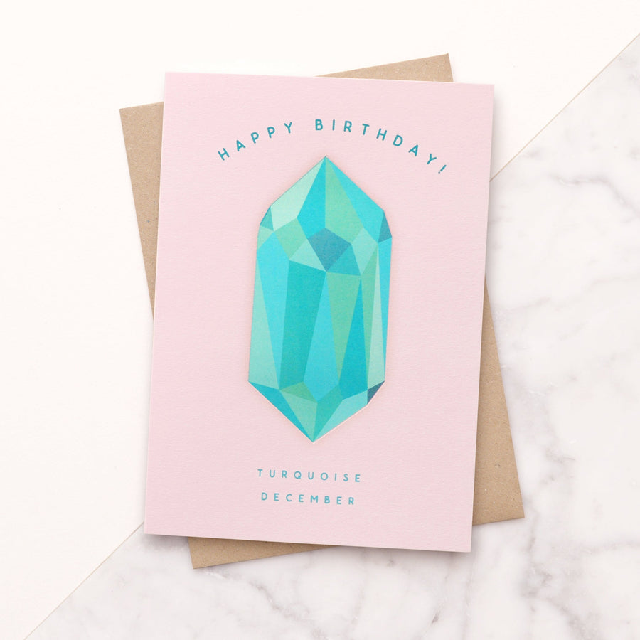 SECONDS - Birthstone Birthday Card