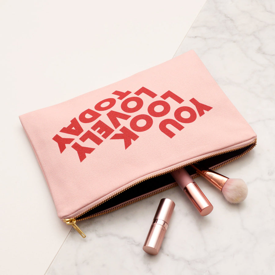 SECONDS - You Look Lovely Today - Blush Pink Pouch